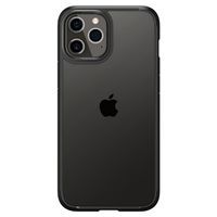 Spigen Ultra Hybrid Backcover Apple iPhone 12 (Pro) - Zwart