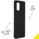 Accezz Liquid Silicone Backcover Samsung Galaxy A41 - Zwart