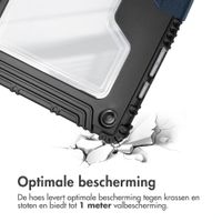 Accezz Rugged Trifold Bookcase Samsung Galaxy Tab A9 Plus - Donkerblauw