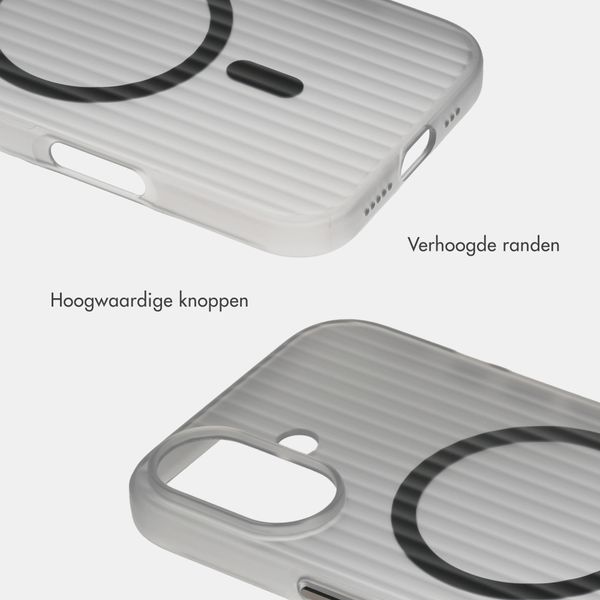 Accezz Lite Backcover met MagSafe | Fluted | Apple iPhone 17 - Smokey Matte