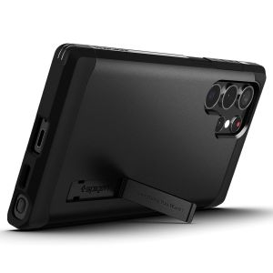 Spigen Tough Armor Backcover Samsung Galaxy S22 Ultra - Zwart