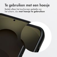 Accezz Gehard Glas Privacy Screenprotector + Applicator Samsung Galaxy S25 Ultra