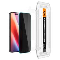 Spigen GLAStR Privacy EZ Fit Screenprotector + Applicator Apple iPhone 16 Pro