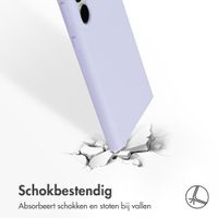 Accezz Liquid Silicone Backcover Samsung Galaxy S23 Ultra - Paars