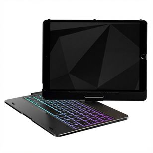 Accezz 360 Slim Keyboard Bookcase QWERTY Apple iPad 9 (2021) 10.2 inch / iPad 8 (2020) 10.2 inch / iPad 7 (2019) 10.2 inch - QWERTY / NL - Zwart