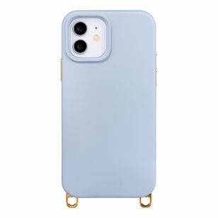 Selencia Rivièra MagSafe Backcover met afneembare haakjes iPhone 12 / 12 Pro - Powder Blue