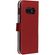 Selencia Echt Lederen Bookcase Samsung Galaxy S10e - Rood