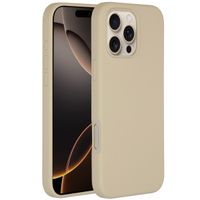 Accezz Liquid Silicone Backcover met MagSafe Apple iPhone 16 Pro Max - Stone