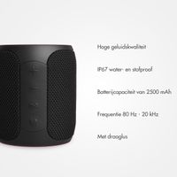 Selencia AquaPlay Bluetooth Speaker - Draadloze speaker - Waterproof - Black