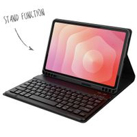 Accezz Bluetooth Keyboard Bookcase Samsung Galaxy Tab S11 - QWERTY / NL - Zwart