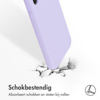 Accezz Liquid Silicone Backcover Samsung Galaxy S23 Plus - Paars