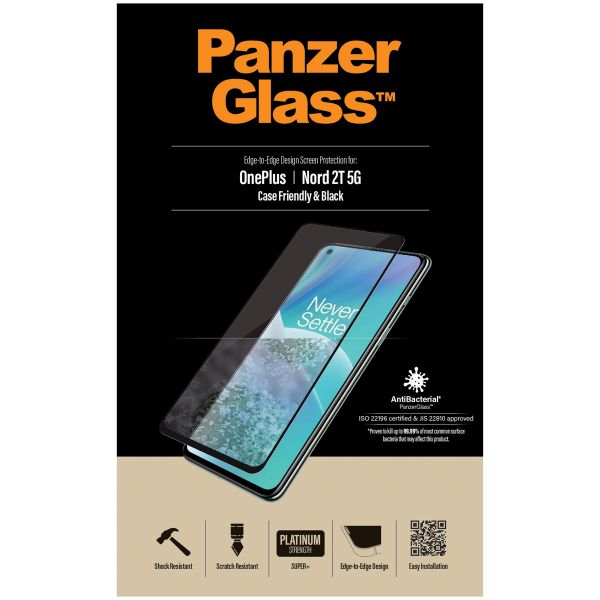 PanzerGlass Anti-Bacterial Case Friendly Screenprotector OnePlus Nord 2T