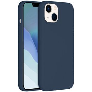 Accezz Liquid Silicone Backcover met MagSafe Apple iPhone 14 - Donkerblauw