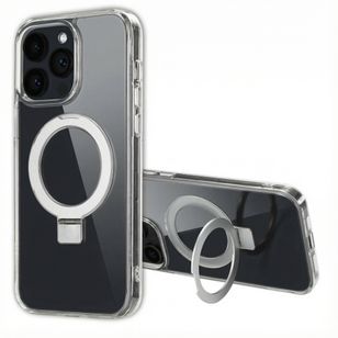 Accezz Ring Stand Backcover met MagSafe Apple iPhone 14 Pro Max - Transparant