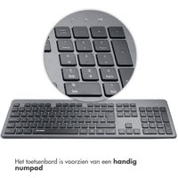 Accezz Premium Desktop QWERTY Bluetooth Keyboard - Zwart