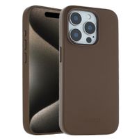 Accezz MagSafe Leather Backcover Apple iPhone 15 Pro - Coffee Brown