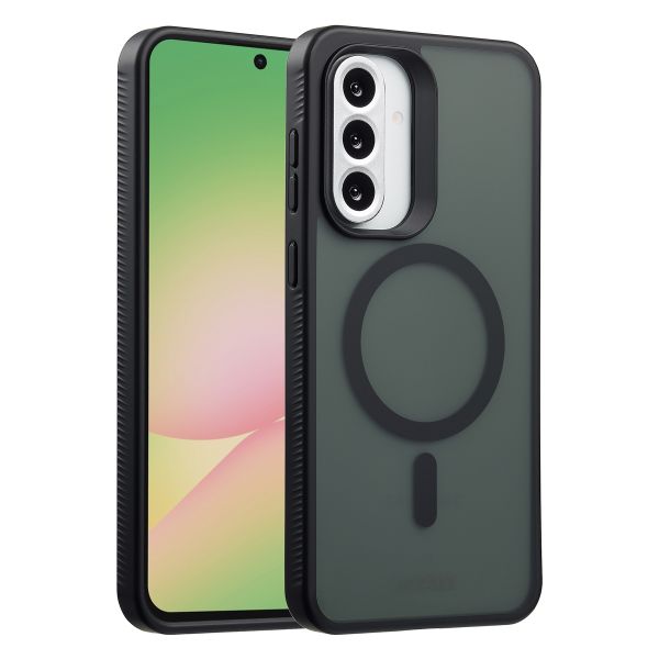 Accezz Rugged Frosted MagSafe Backcover Samsung Galaxy A36 / A56 - Zwart