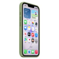 Apple Siliconenhoesje met MagSafe Apple iPhone 17e - Light Moss