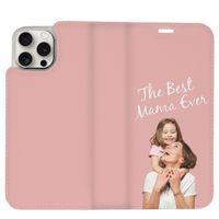 Ontwerp je eigen Compact gel bookcase hoes Apple iPhone 15 - Wit