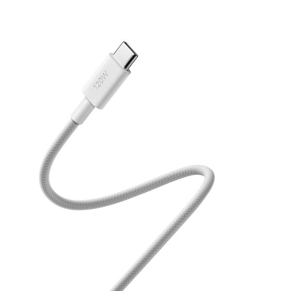 Xiaomi Braided USB-C naar USB-C kabel 120W - 1 meter - Wit
