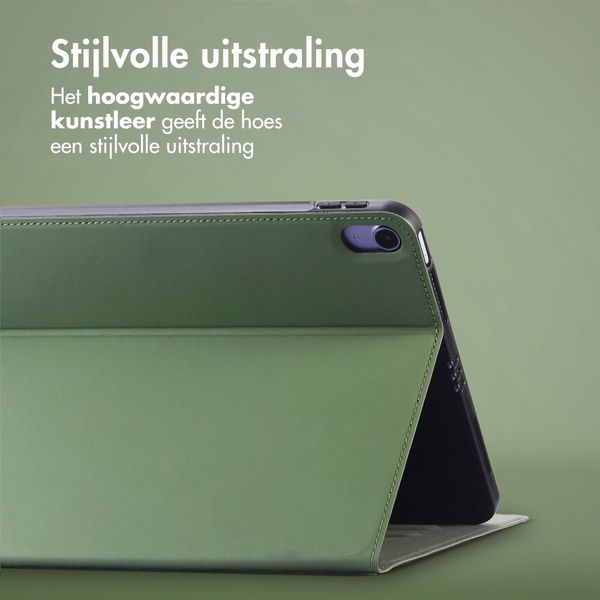 Accezz Classic Tablet Case Apple iPad Air 11 inch (2026) M4 / (2025) M3 / (2024) M2 / Air 5 (2022) / Air 4 (2020) - Groen