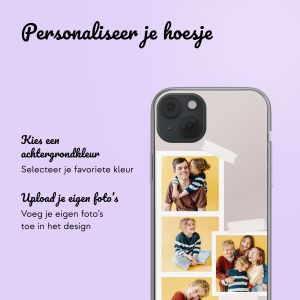 Gepersonaliseerd hoesje met filmrol N°1 iPhone 14 - Transparant