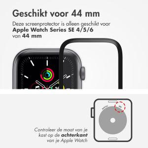 Accezz 2x Screenprotector met applicator Apple Watch Series 4-6 / SE - 44 mm