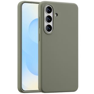 Accezz Liquid Silicone Backcover met MagSafe Samsung Galaxy S26 Plus - Cooper Green