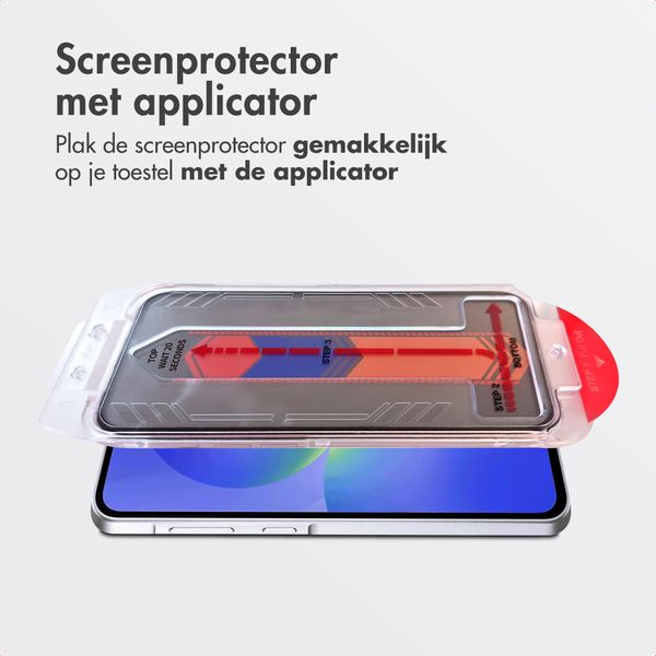 Accezz Gehard Glas Privacy Screenprotector + Applicator Samsung Galaxy A36