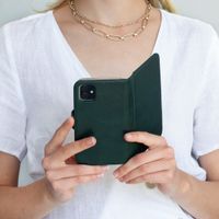 Selencia Echt Leren Bookcase Huawei Mate 20 Lite - Groen