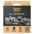 PanzerGlass Camera Protector Hoop Optic Rings iPhone 15 Pro / 15 Pro Max - Natural Titanium