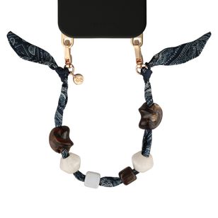 Selencia Satin Stone Polskoord - Blue