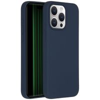 Accezz Liquid Silicone Backcover met MagSafe Apple iPhone 15 Pro Max - Donkerblauw