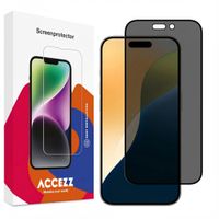 Accezz Gehard Glas Privacy Screenprotector Apple iPhone 17 / 17 Pro / 16 Pro