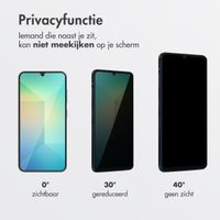 Accezz Gehard Glas Privacy Screenprotector + Applicator Samsung Galaxy A16 (4G/5G) / A17 (5G)
