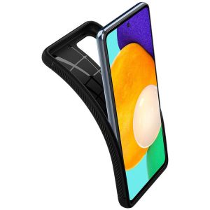 Spigen Rugged Armor Backcover Samsung Galaxy A52(s) (5G/4G) - Zwart