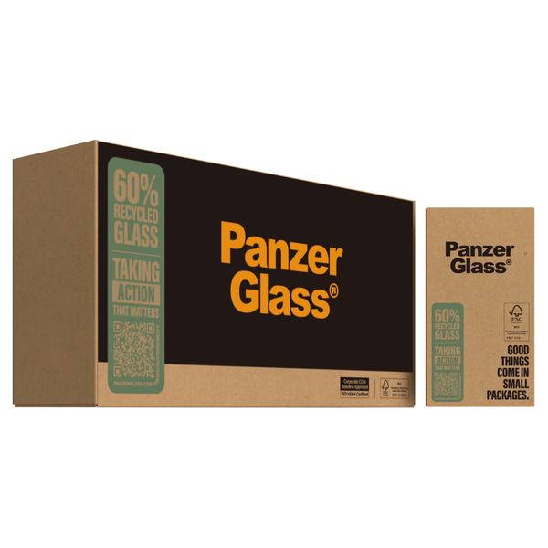 PanzerGlass Ultra-Wide Fit Screenprotector incl. applicator in Fabrieksverpakking Apple iPhone 16 / 15