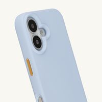 Selencia Rivièra MagSafe Backcover met afneembare haakjes Apple iPhone 16 - Powder Blue