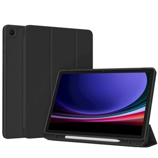 Accezz Smart Silicone Bookcase Samsung Galaxy Tab A9 8.7 inch - Zwart