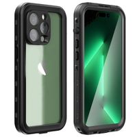 Redpepper Dot Plus Waterproof Backcover Apple iPhone 14 Pro - Zwart