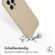 Accezz Liquid Silicone Backcover met MagSafe iPhone 16 Pro Max - Stone