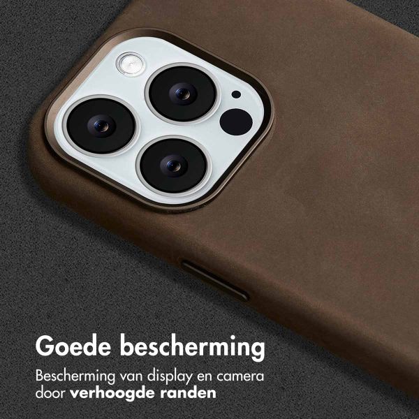 Accezz Vintage Leather Magsafe Backcover iPhone 13 / 13 Pro - Rustic Brown