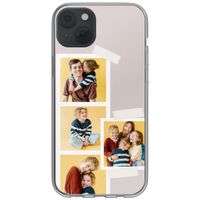 Gepersonaliseerd hoesje met filmrol N°1 iPhone 14 - Transparant