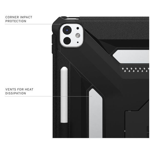 UAG Scout Plus Backcover met stand Apple iPad Pro 13 (2025) M5 / (2024) M4 - Black