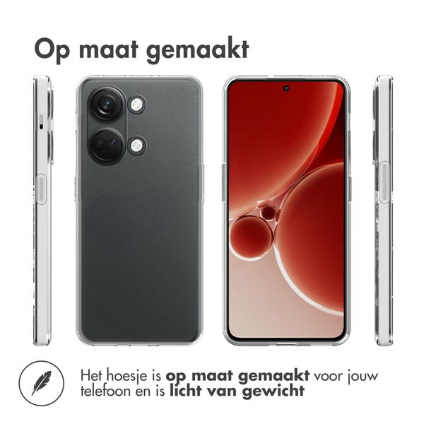 Accezz Clear Backcover OnePlus Nord 3 - Transparant