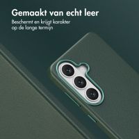 Accezz MagSafe Leather Backcover Samsung Galaxy S26 - Cedar Green