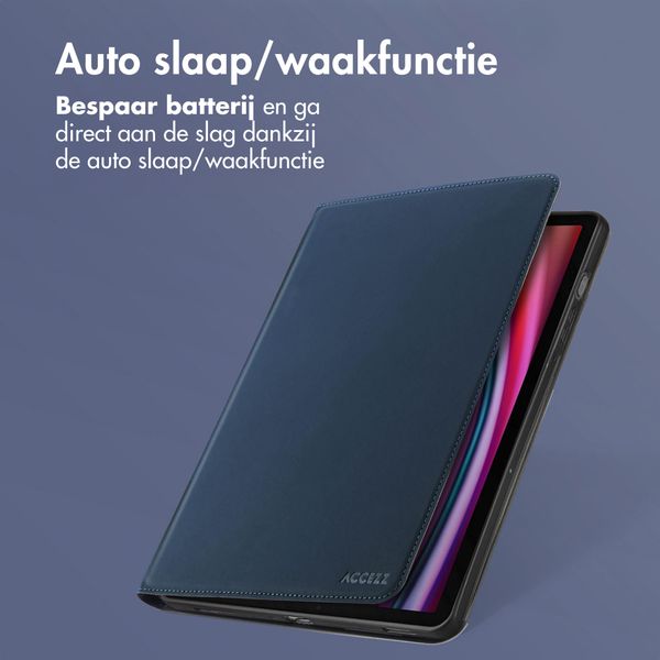 Accezz Classic Tablet Case Samsung Galaxy Tab S10 Plus / Tab S9 FE Plus / Tab S9 Plus - Donkerblauw