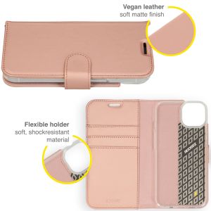 Accezz Wallet Softcase Bookcase iPhone 14 Plus - Rosé Goud