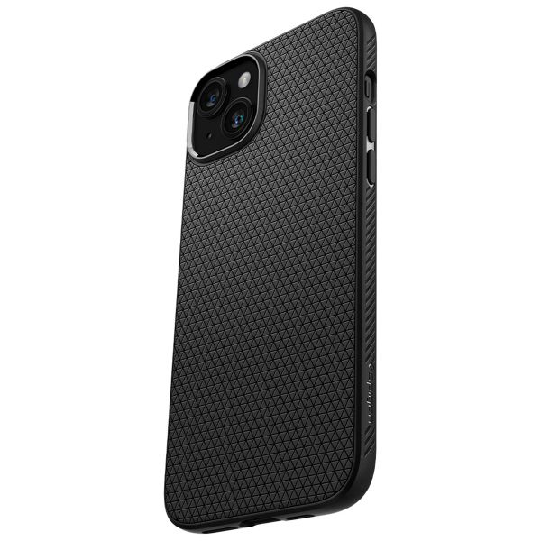Spigen Liquid Air Backcover Apple iPhone 15 - Matte Black