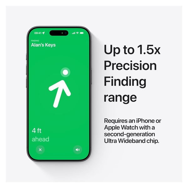 Apple AirTag (2nd generation) 4-pack - Wit